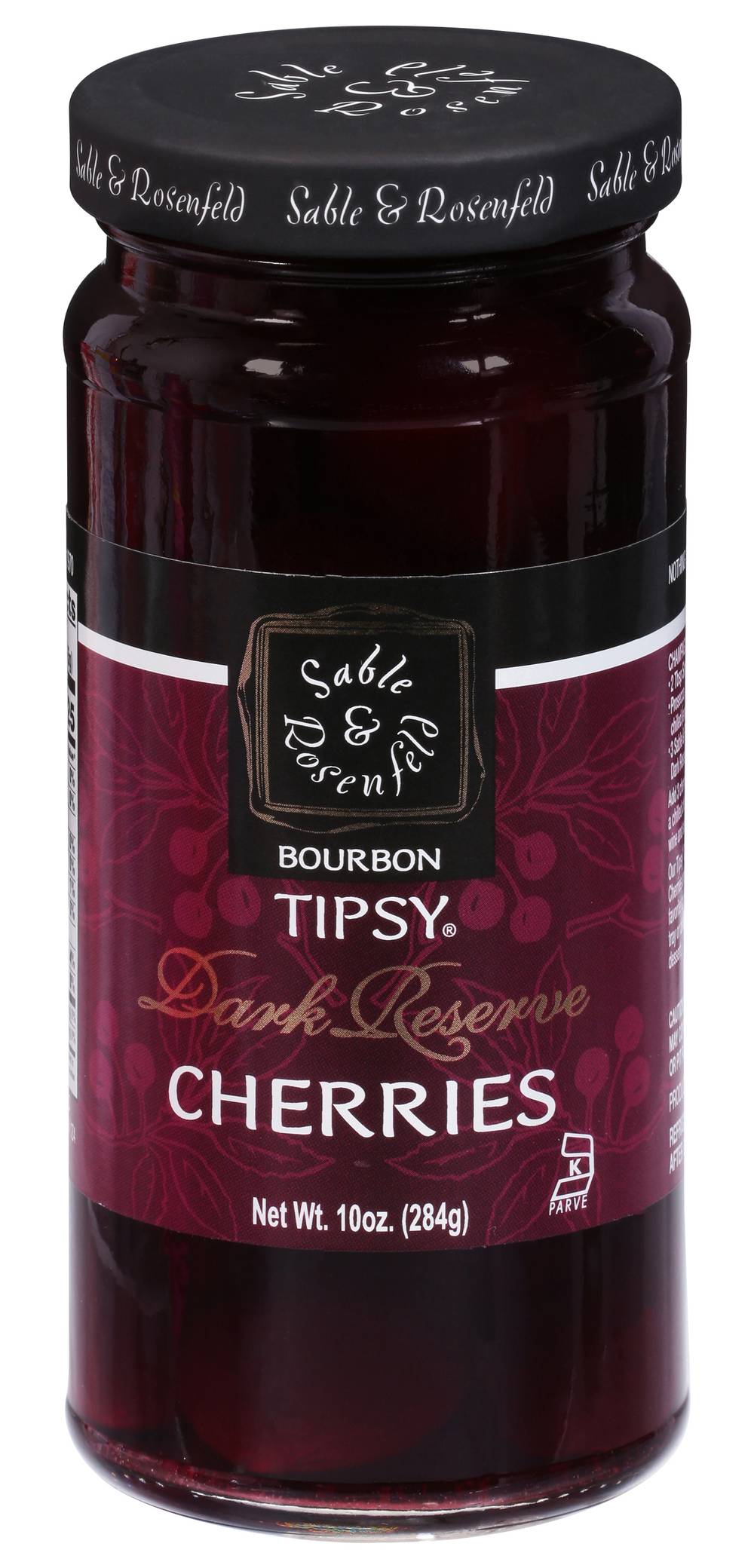 Sable & Rosenfeld Bourbon Tipsy Dark Reserve Cherries (10 fl oz)