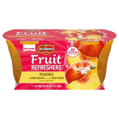 Del Monte Fruit Refreshers Honeysuckle Water Fruit (2 ct) (peach)