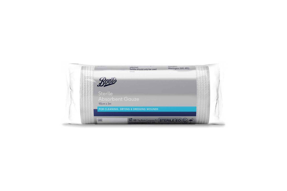 Boots Sterile Gauze - 90cm x 3m