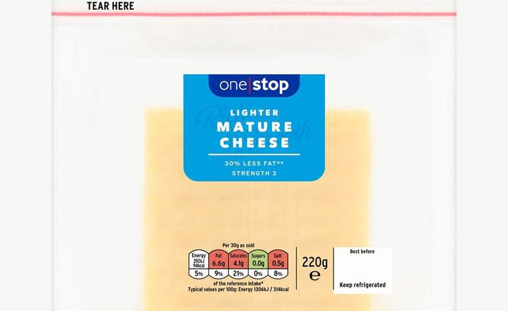 One Stop Mature Cheddar 350g (404850)