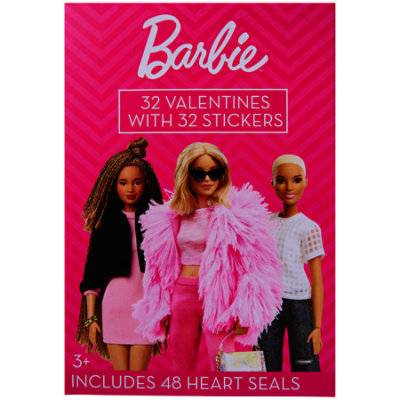 Barbie Magic Exchange Paper Cards With Stickers
