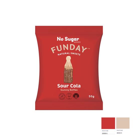 FUNDAY Sour Cola Gummy Bottles 50g