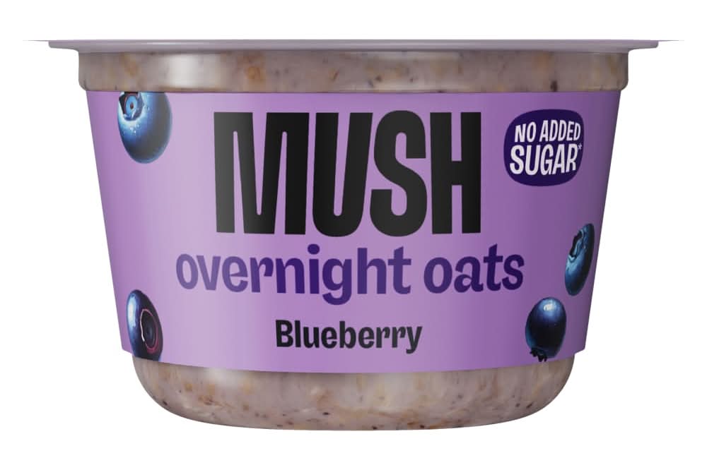 MUSH Overnight Oats, Blueberry (5 oz)