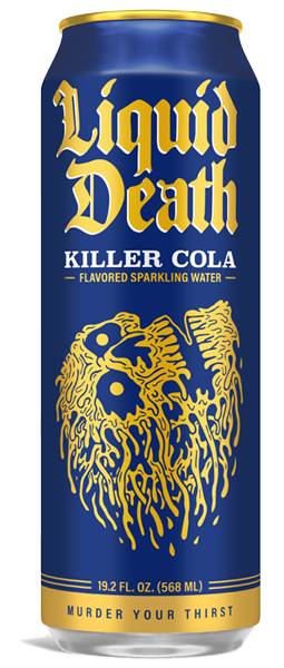 Liquid Death Killer Cola Sparkling Water 19.2oz