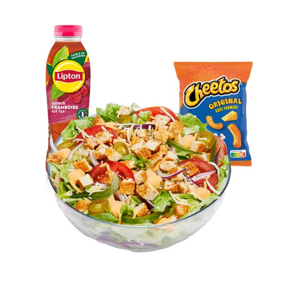 Menu Salade Poulet Tikka