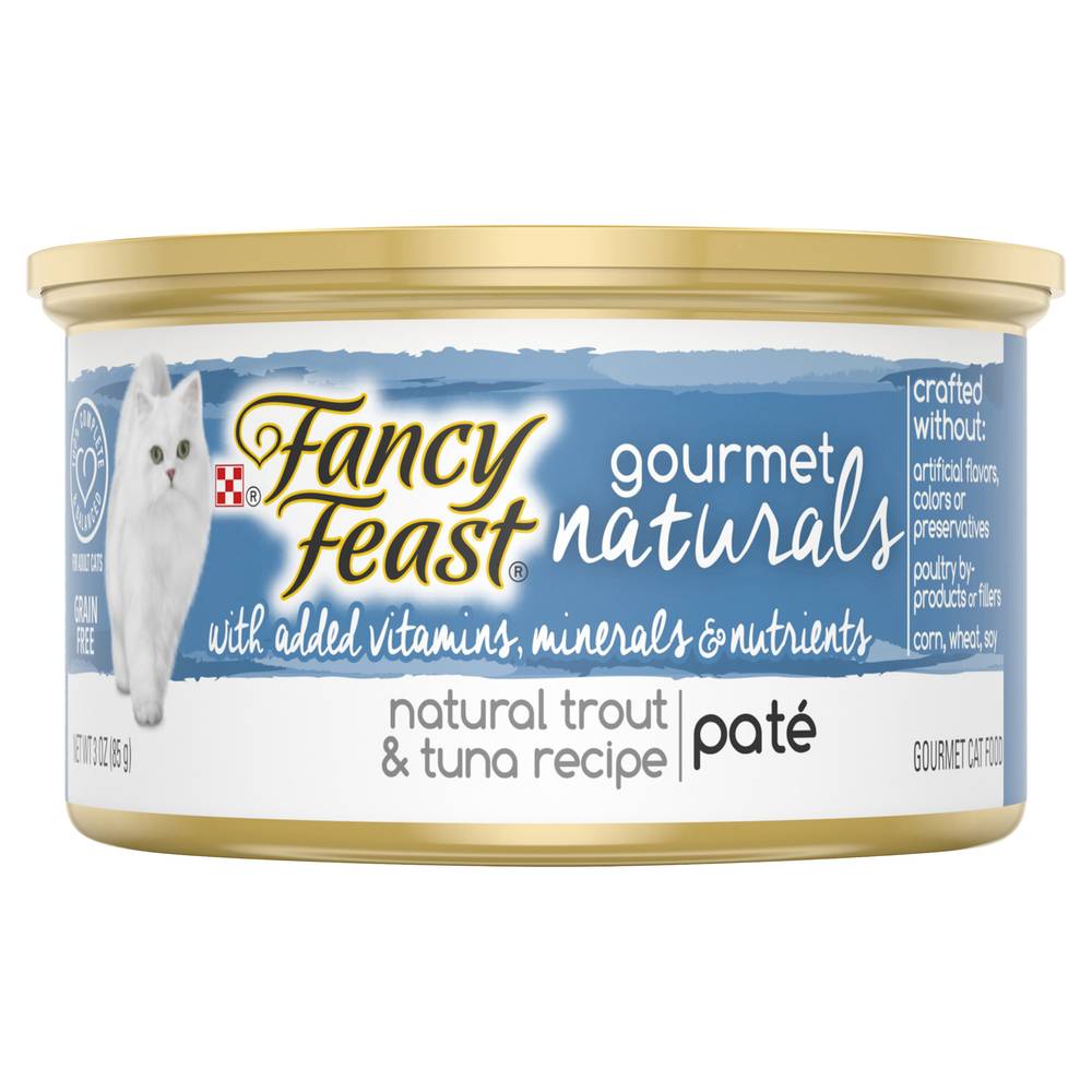 Fancy Feast Natural Trout & Tuna Pate Wet Cat Food (3 oz)