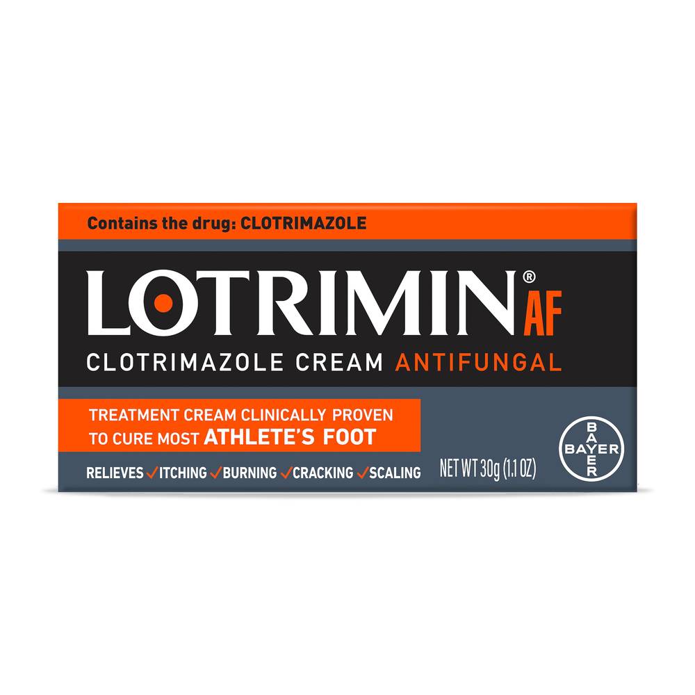 Lotrimin AF Athlete's Foot Antifungal Cream, 1.1 OZ
