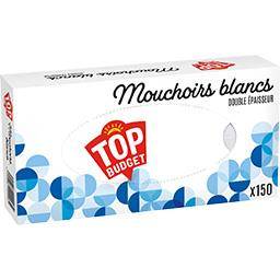 Top Budget - Mouchoirs blancs double épaisseur