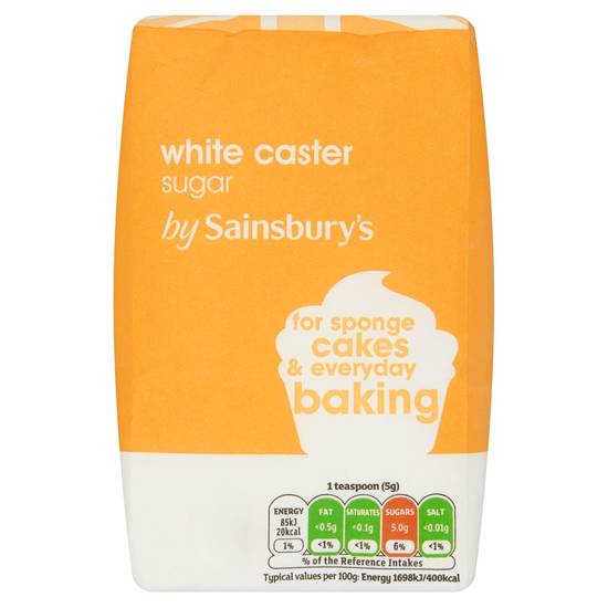 Sainsbury's White Caster Sugar 500g