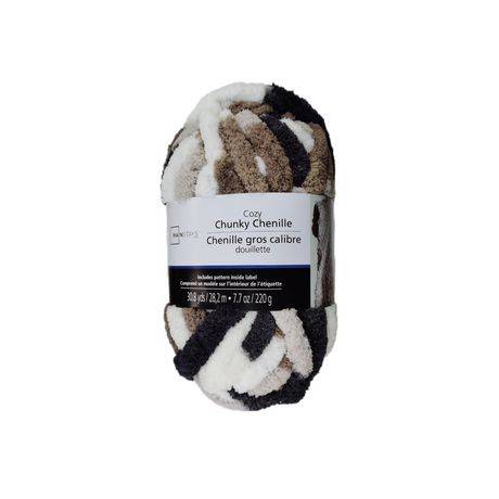 100% Polyester Chunky chenille yarn Farmhouse