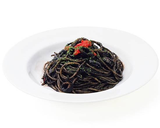 イカ墨のスパゲッティ Spaghetti with squid ink