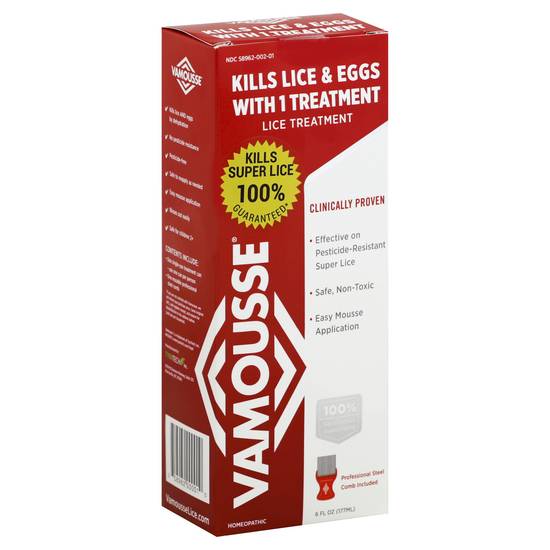 Vamousse Head Lice Treatment (6 oz)