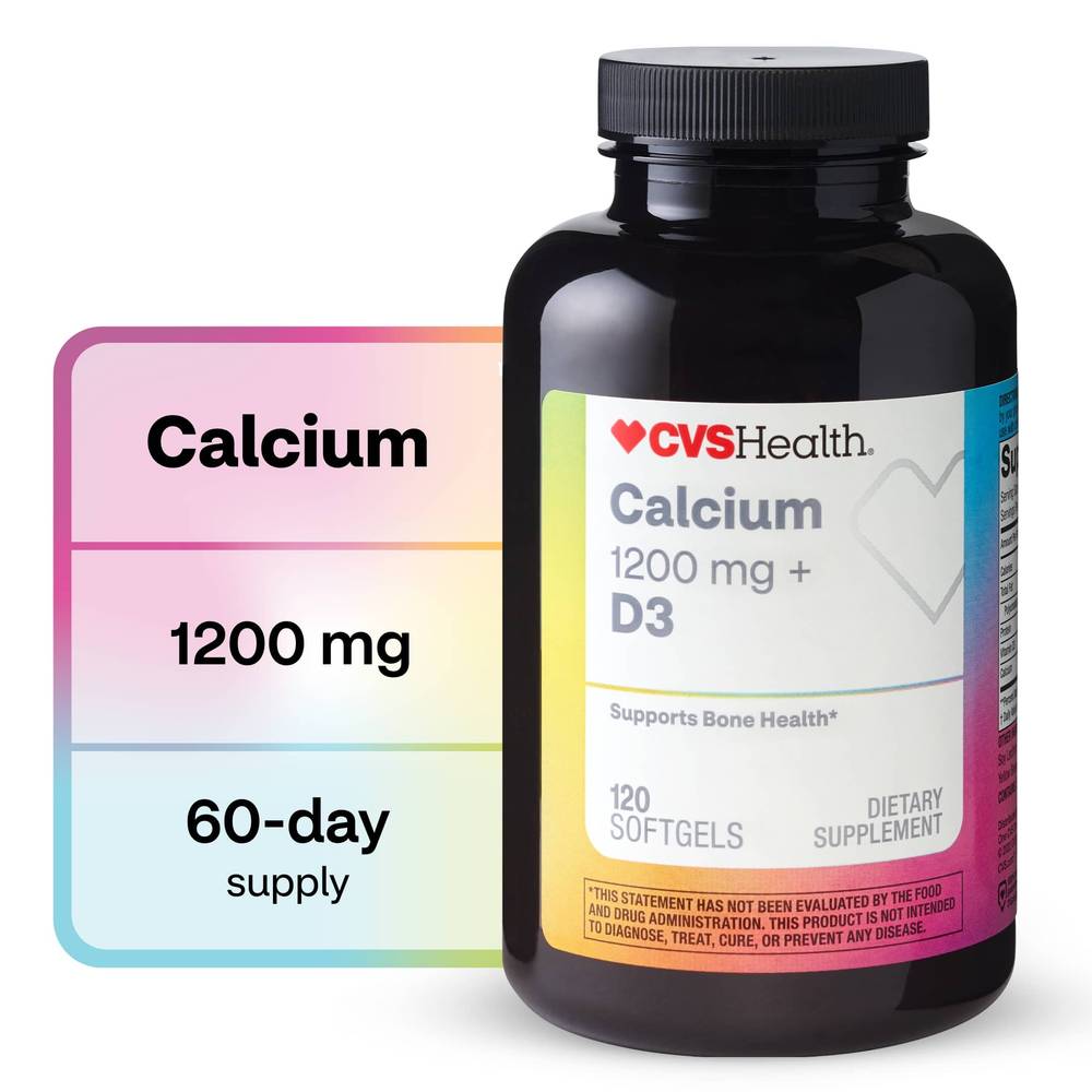 Cvs Health Calcium + Vitamin D3 Softgels