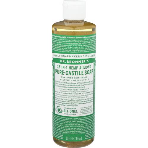 Dr. Bronner's 18-in-1 Hemp Almond Pure-Castile Soap