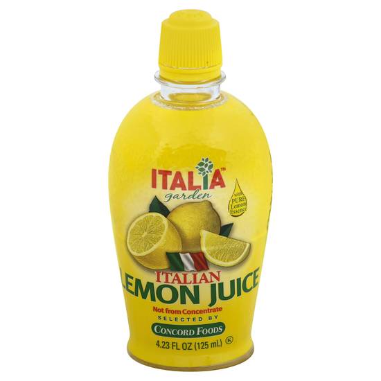 Italia Garden Lemon Juice (4.23oz plastic bottle)