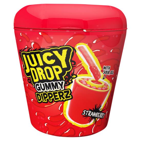 Juicy Drop Strawberry-Raspberry, Gummy Dipperz