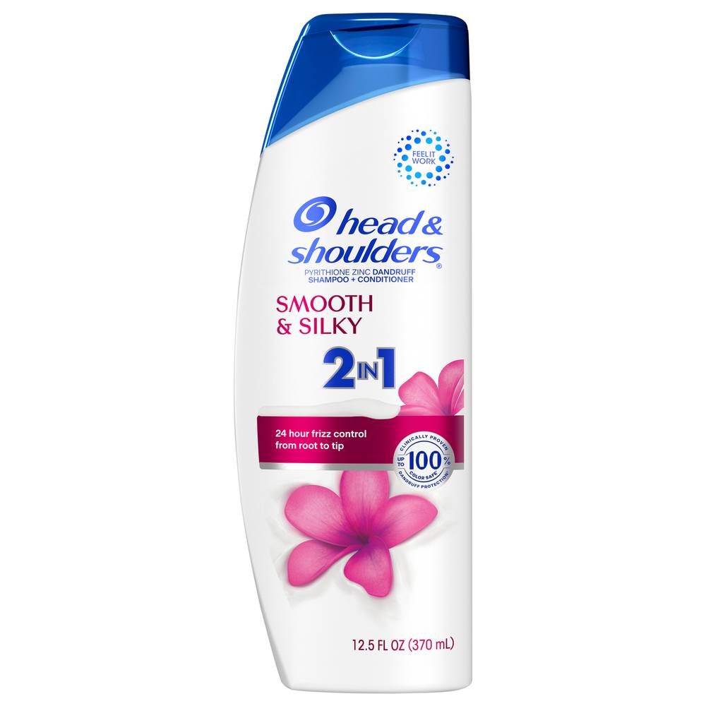 Head & Shoulders Smooth & Silky 2 in 1 Dandruff Shampoo and Conditioner