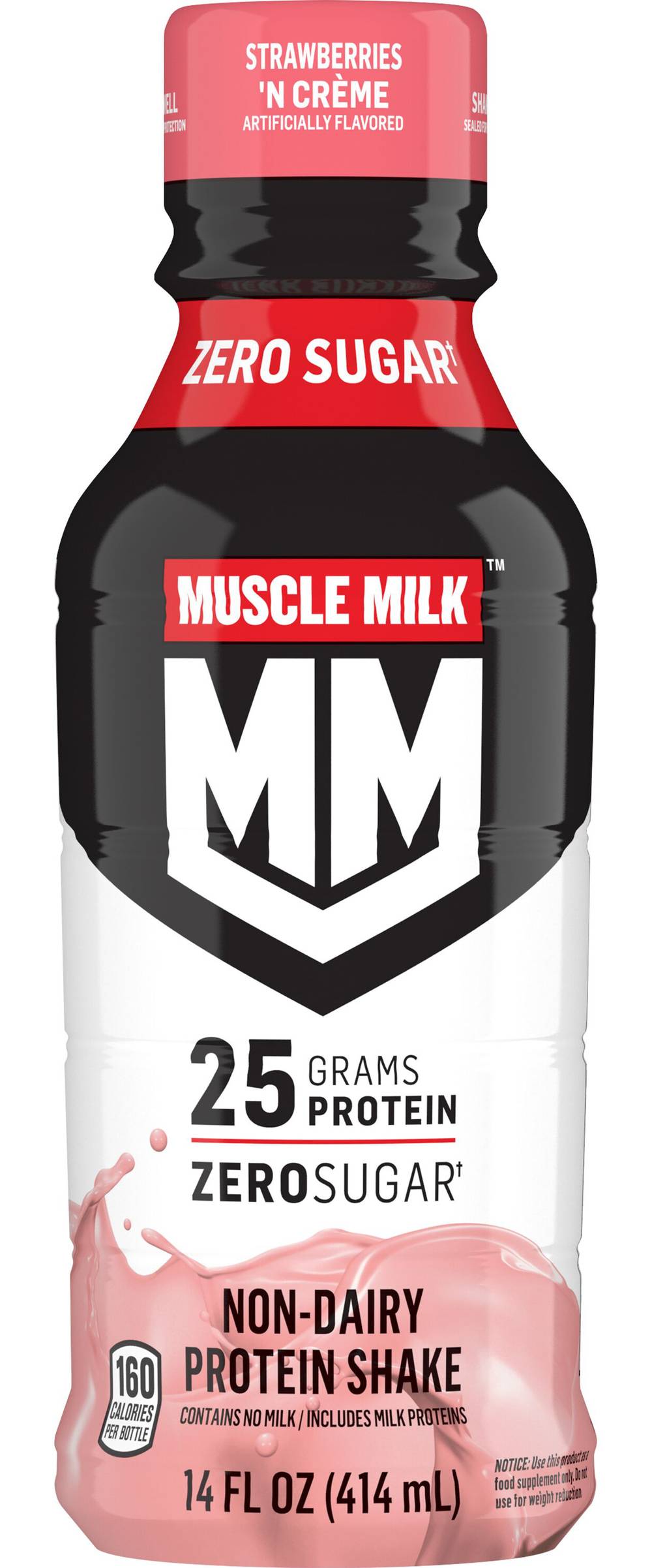 Muscle Milk Protein Shake, Strawberries 'N Creme (14 fl oz)