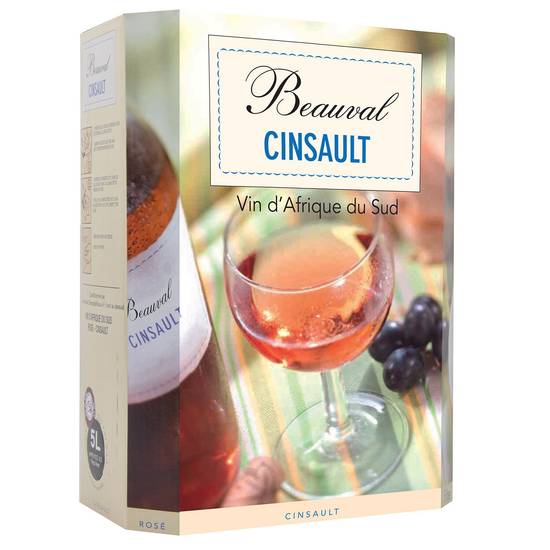 Beauval - Vin d afrique du sud rose cinsault beauval (5 L)