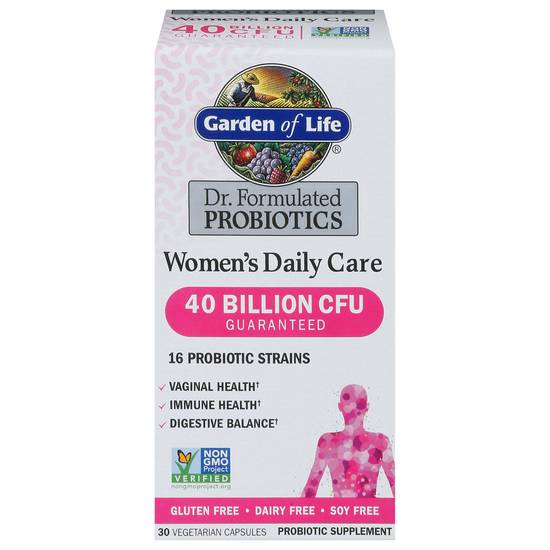 Garden Of Life Dr Formulated Probiotics Women's 40b Cfu Capsules (30 ct)