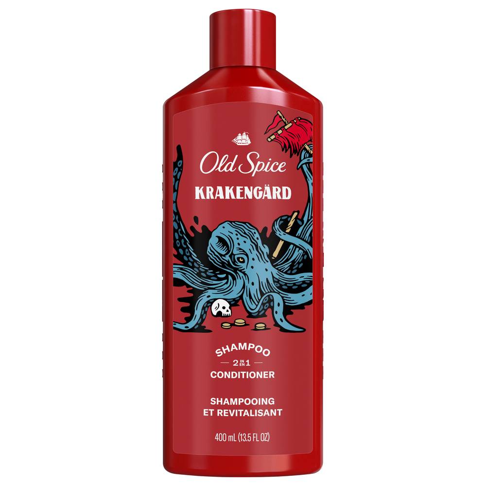 Old Spice Krakengard 2in1 Shampoo and Conditioner For Men (13.5 fl oz)