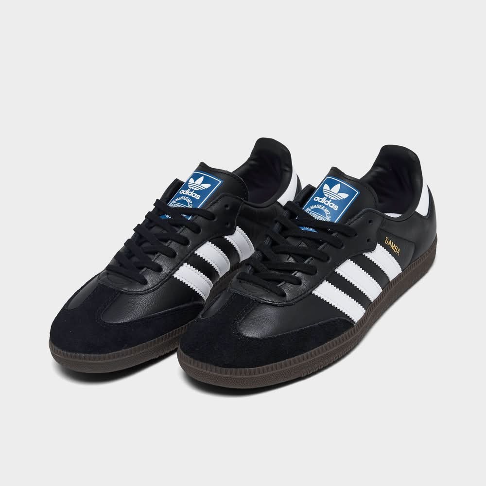 adidas gazelle silver green womens adidas Samba OG 'Cloud White Core Black Gum' Toddler Shoes 5 main image 0