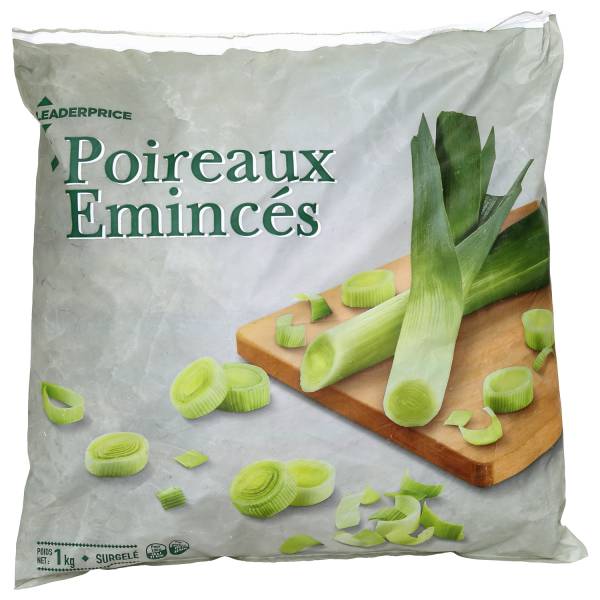 Leader Price - Poireaux émincés en rondelles (1kg)