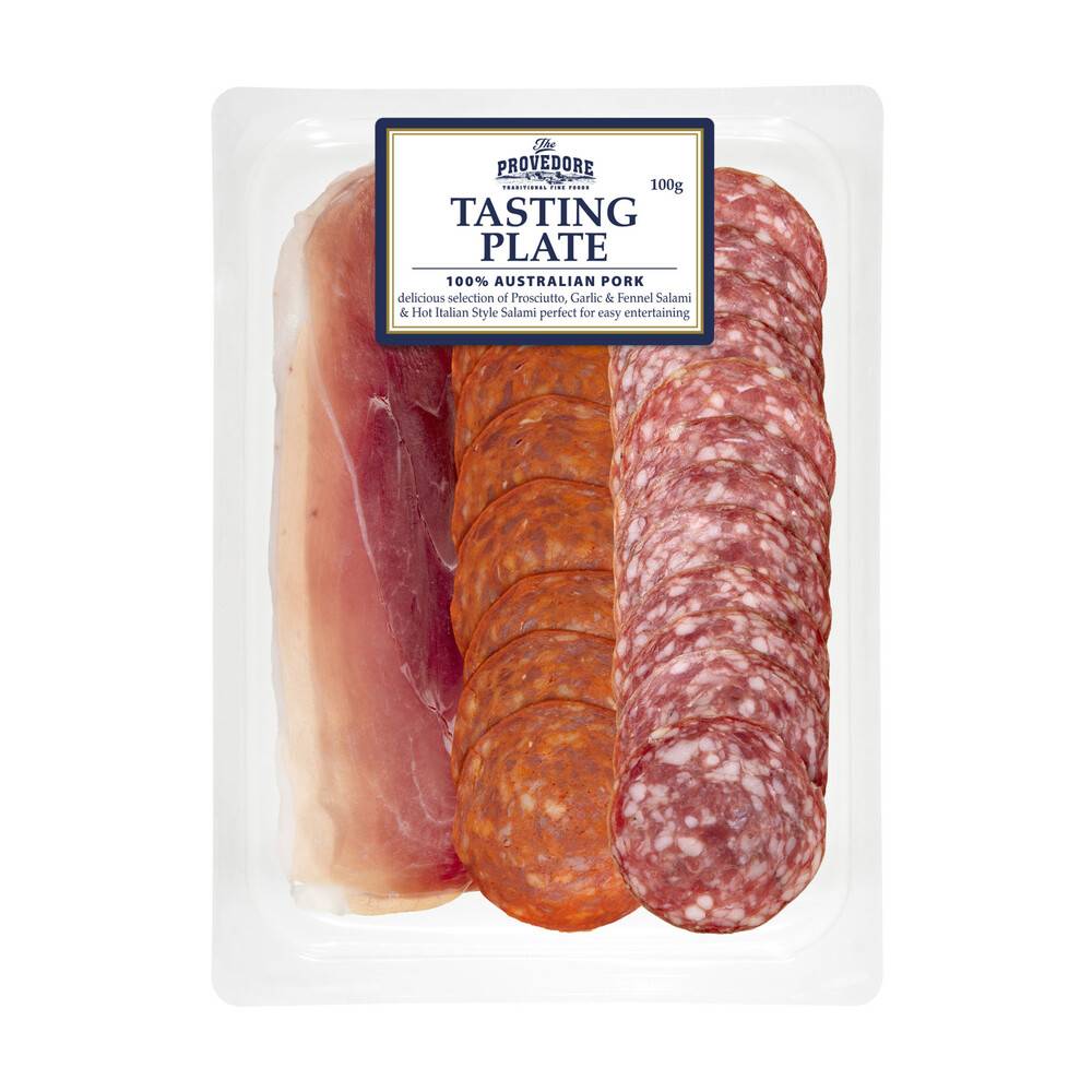 The Provedore Tasting Plate (salami - prosciutto)