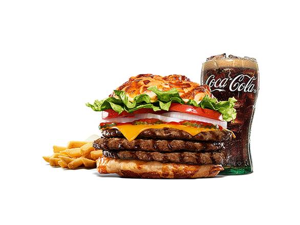 トリプルチーズアグリー バーガーセット / Triple Cheese Ugly  Burger Set