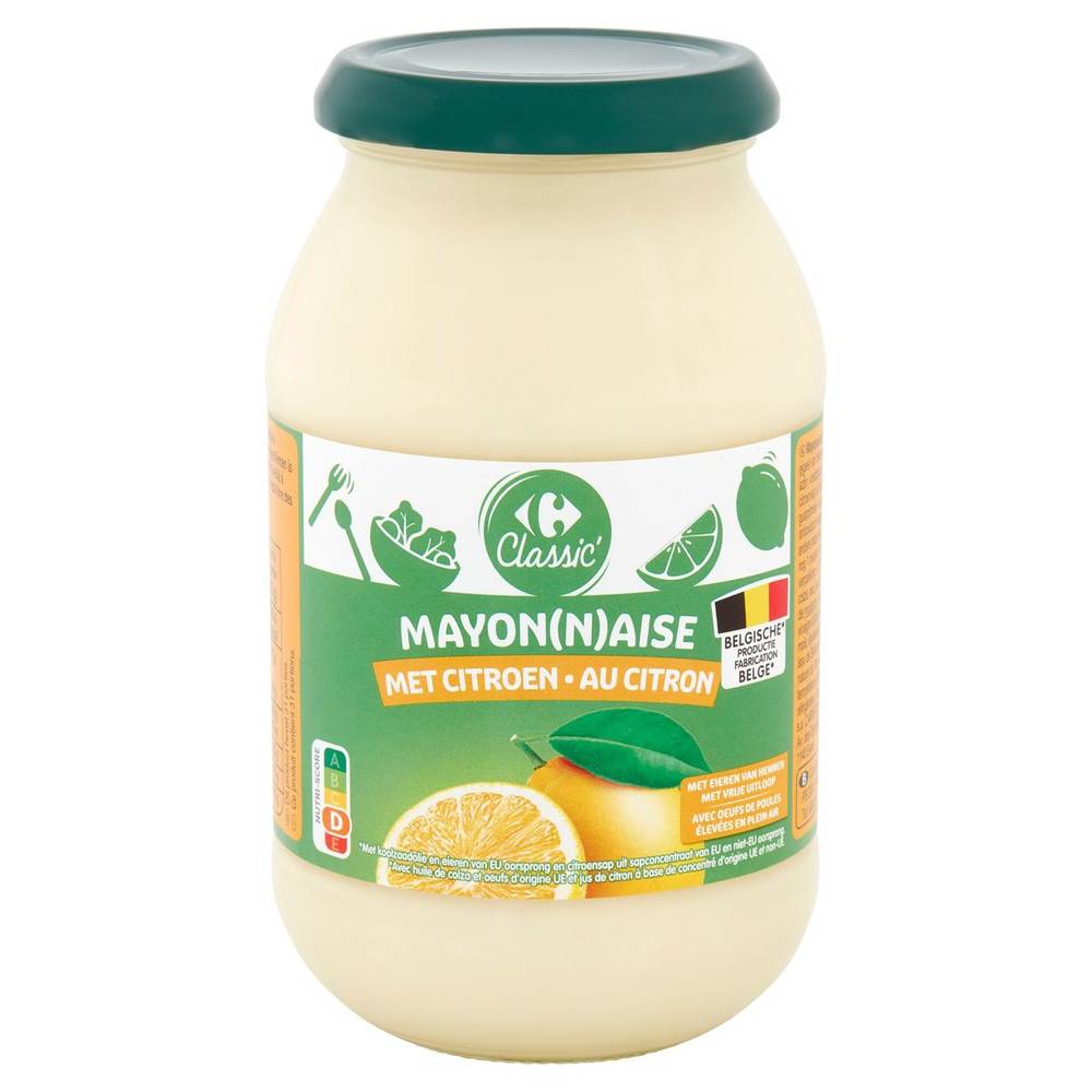 Carrefour Classic'' Mayonnaise au Citron 465 g