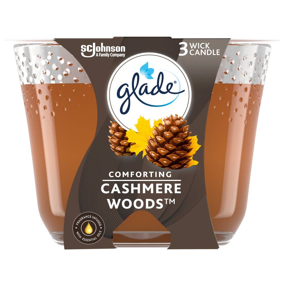 Glade 3 Wick Scented Candle Air Freshener (1 pack)