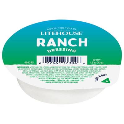 Litehouse Ranch Dressing 1.5 Fz - 1.5 Fz