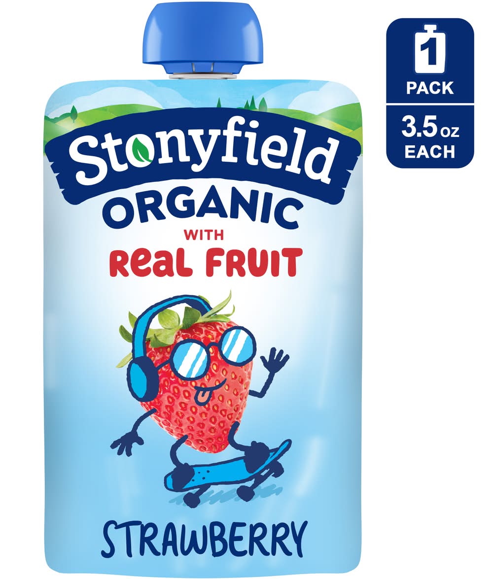Stonyfield Organic Original Yokids Strawberry Yogurt Pouch