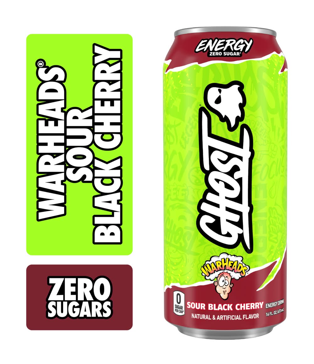 Ghost Zero Sugar Energy Drink, Strawbango Margarita (16 fl oz)
