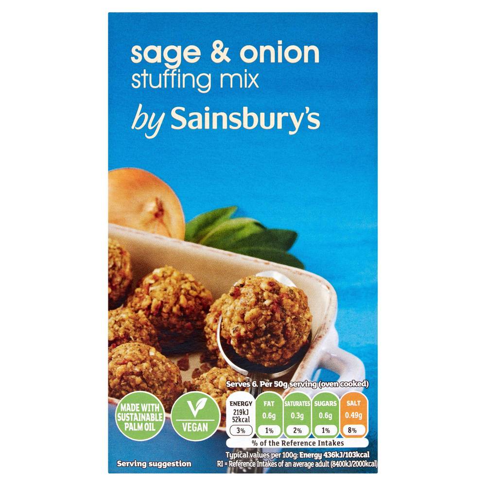 Sainsbury's Sage & Onion Stuffing Mix 85g