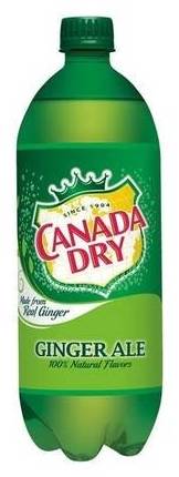 Canada Dry Soda, Ginger Ale (1 L)