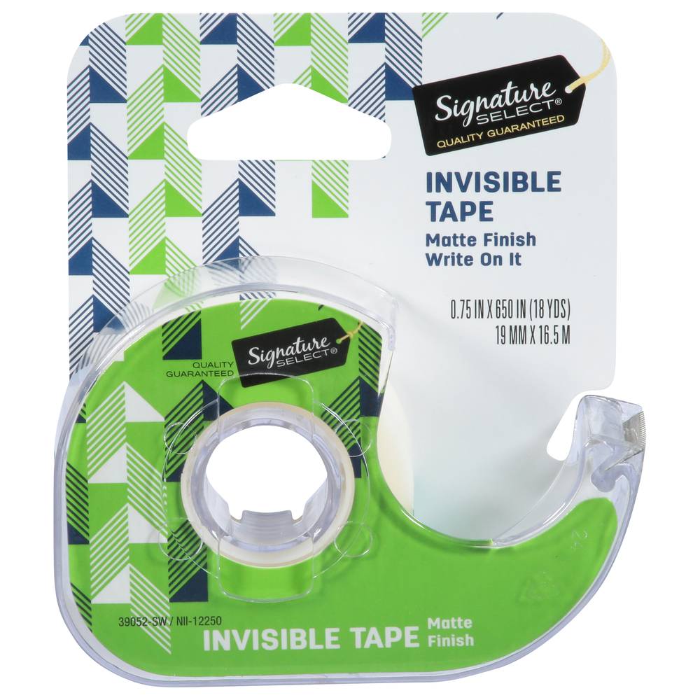 Signature Select Matte Finish Invisible Tape