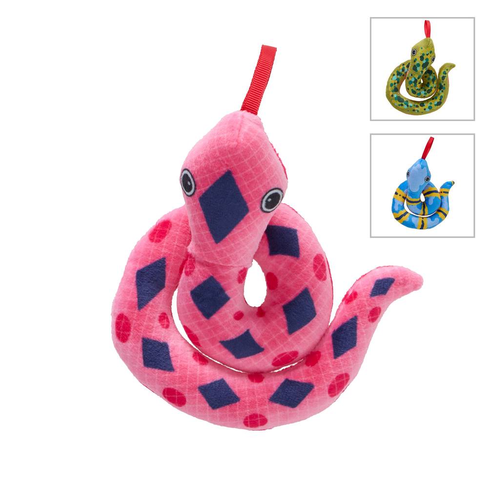 Whisker City Plush Snake Cat Toy, Assorted