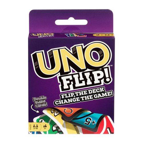 Mattel uno flip card game - uno flip! card game (1 kit)