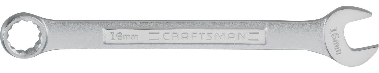 Craftsman 16 Mm X 16 Mm 12 Point Metric Combination Wrench 8 In. L 1 Pc