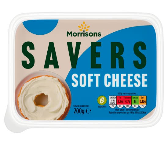 Morrisons Savers Plain Soft Cheese (200g)