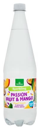 Morrisons Passion Fruit & Mango, Sparkling Spring Water (1L)