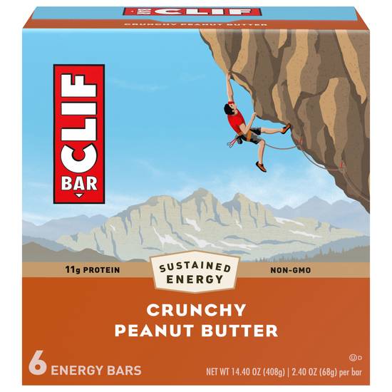 Clif Bar Crunchy Peanut Butter Energy Bars