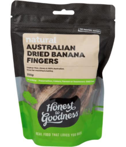 Honest To Goodness Natural Australian Fried Banana Fingers 200g
