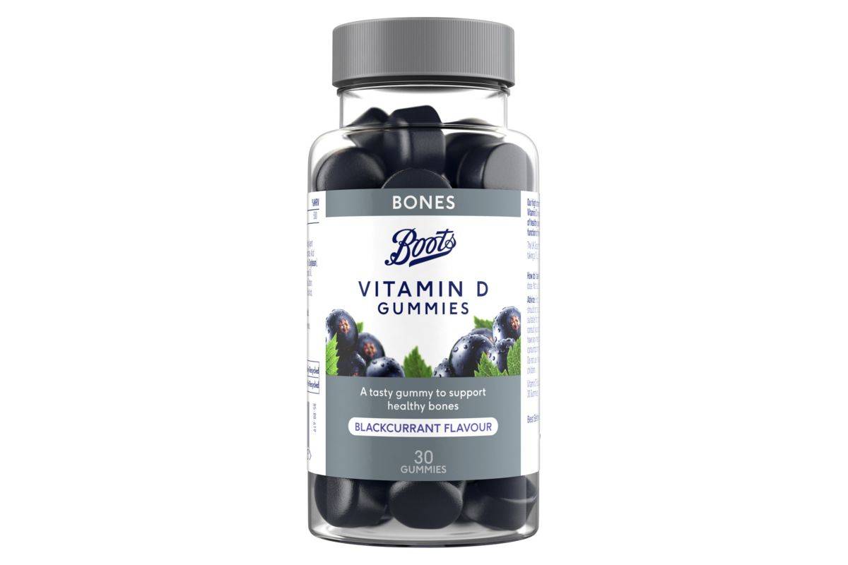 Boots Blackcurrant, Vitamin D Gummies (30 pack)