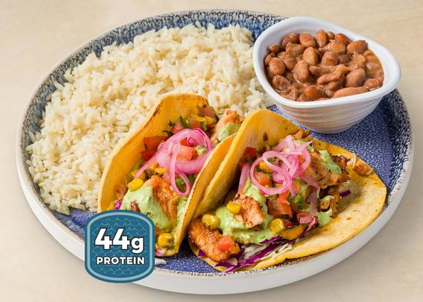 CAJUN SALMON TACO COMBO