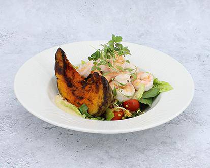 CROWN PRINCE SQUASH SALAD & PRAWNS