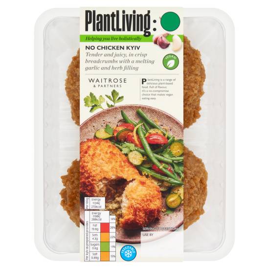 Waitrose & Partners Plant Living No Chicken Kyiv