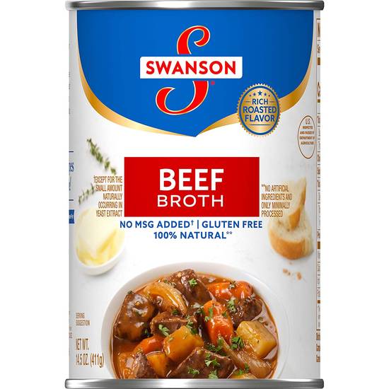 Swanson Clear Beef Broth Can