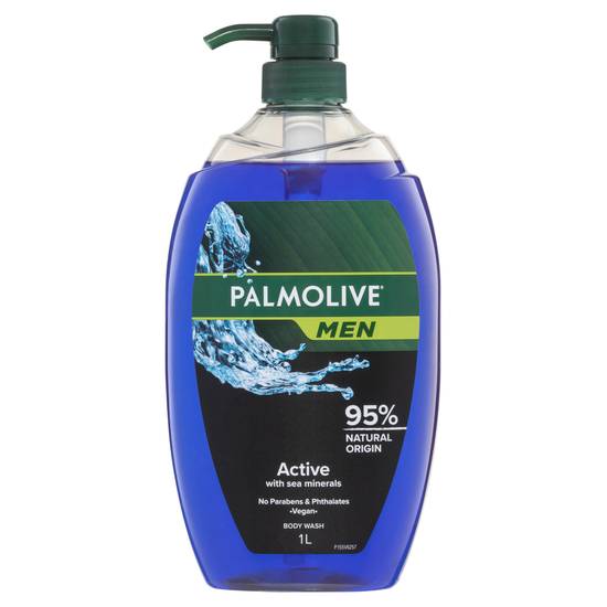 Palmolive Naturals Men Active Body Wash 1L